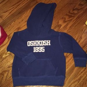 OshKosh blue fleece hoodie